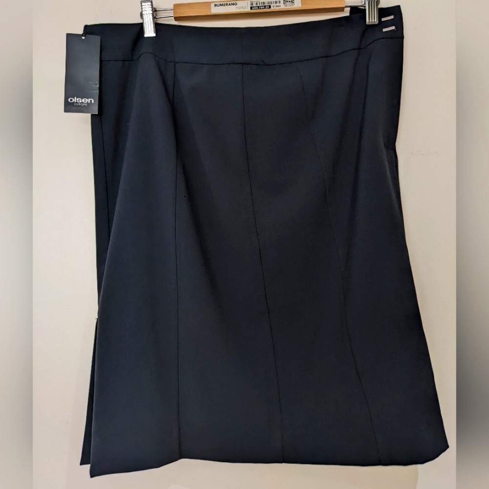 Olsen Black midi skirt - M-L | 12